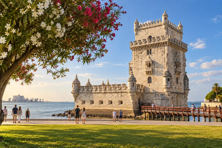 La tour de Belém lors d’une visite de Lisbonne avec la Lisboa Card